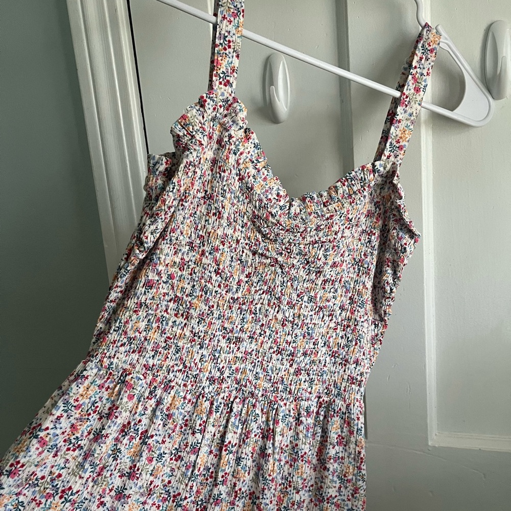 NWT Market & Spruce Yara Ditsy Floral Smocked Sweetheart Dress Cottagecore